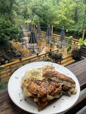 Luncheon on the deck