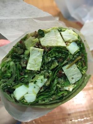 The tofu wrap that made me violently ill.