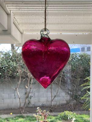 Decorative Glass Heart