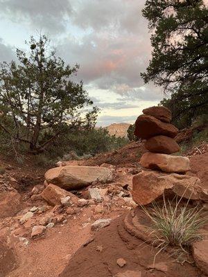 Trial to Jan's Canyon on North Side of city