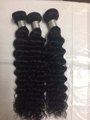 Deep curl Brazilian hair