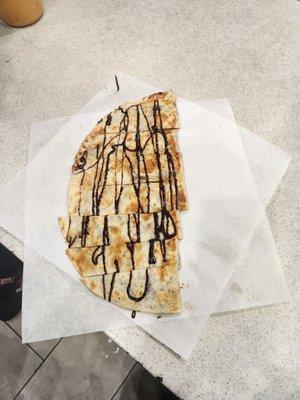 Banana chocolate crepe