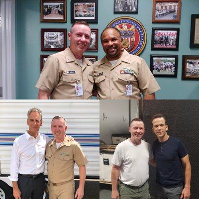 James and Geoffrey, James and Scott Bakula, James and Lucas Black