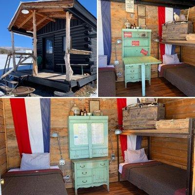 Don't need a full cabin?  Try our bunkhouse!