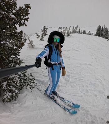 NILS One Piece Cornflower Blue Ski Suit at Sun & Ski Spots.