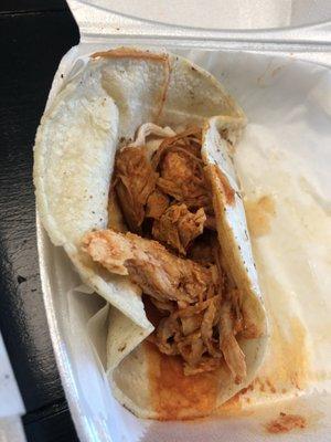 Chicken taco