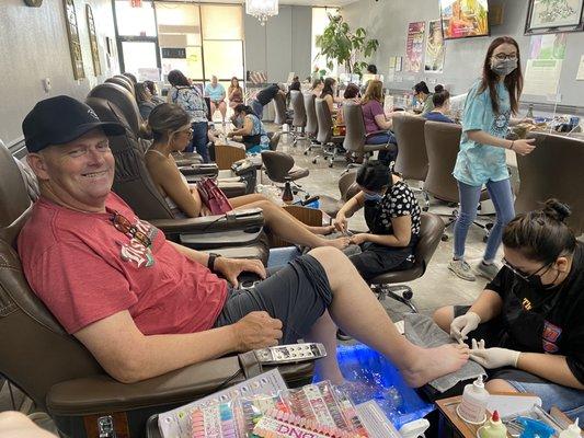 Manicure & pedicure