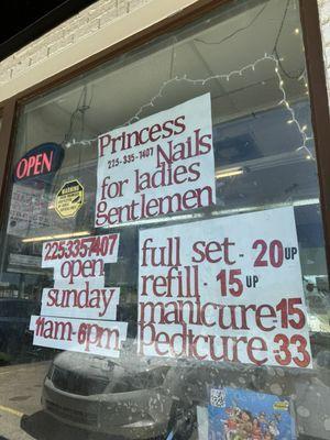 Princess Nails  12021 Ạ  Florida Blvd Baton Rouge ,LA-70815 Now new owner / manager