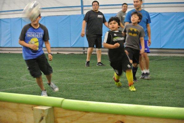 Father and sons soccer nights...