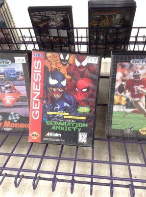 Vemon/Spider-Man: Separation Anxiety on the Sega Genesis.