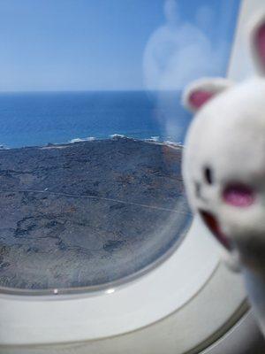 Arriving in Kona... Lots of lava!