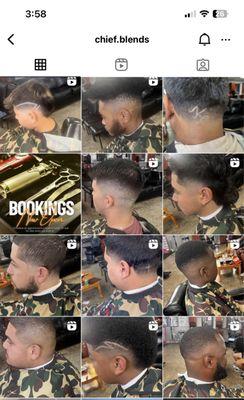 Photos of cuts by Dee