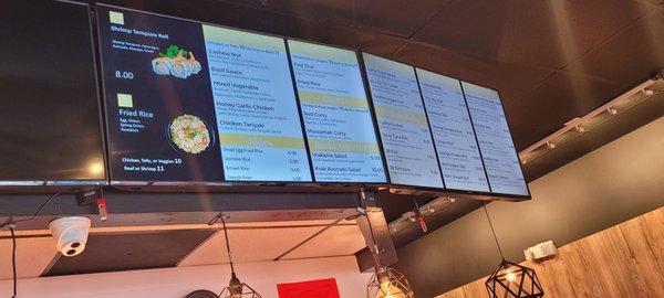 The digital menu