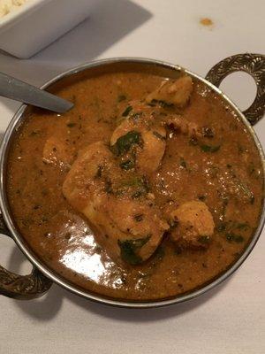 Chicken vindaloo.