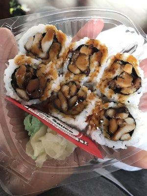 Chicken Teriyaki Sushi Roll...pretty lit!