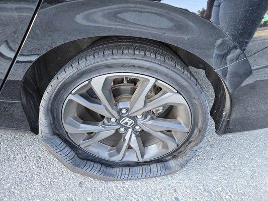 3rd Good year tire that has bust after 7 months. Do not go to Fairmont tires