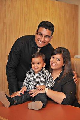 Dr. Virdi, Dr. Sethi and their son Aarman