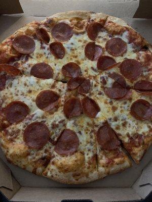 Pepperoni pizza