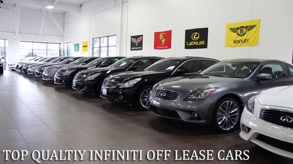 Top Notch Infiniti Off Lease Cars!!!