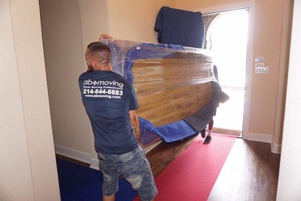 Floors and Doors are standard prep work on every residential move with AB Moving.