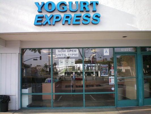 Yogurt Express La Mesa, CA.