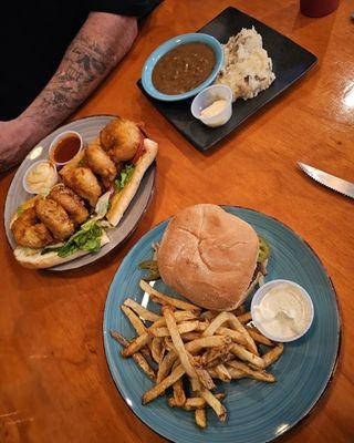 Po-boy and Janet Burger