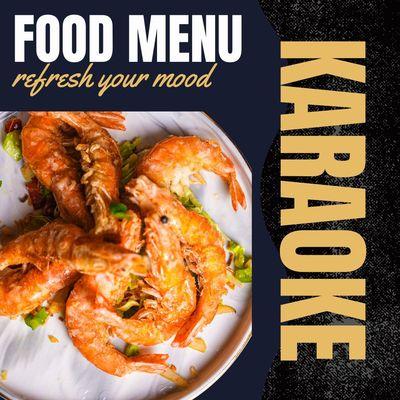 Get some great food in a Karaoke place?
Not a joke! The ReAL KTV provides big variety foods for customers just like a restaurant!