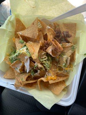 Dry super nachos Isn't what I ordered