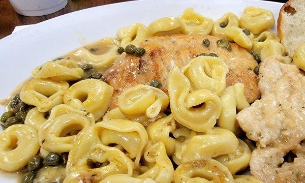 Chicken Picatta with Cheese Tortellini