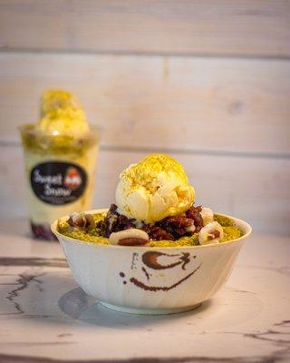 Matcha Bingsu Snow Ice