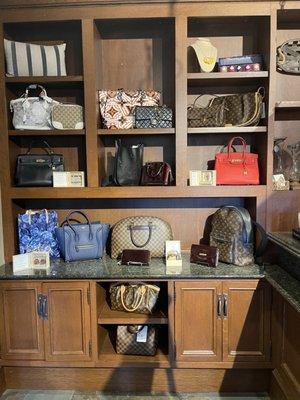 Refurbished designer leather goods