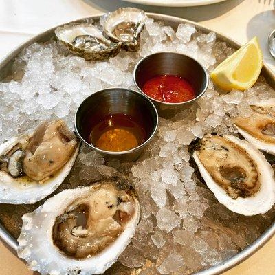 Oysters, Wellfleet, Cape May and Blue Point