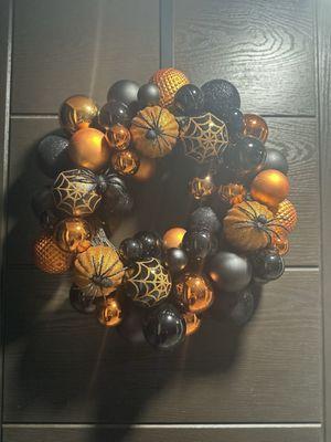 My beautiful halloween wreath - I had been eyeing it for weeks!