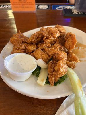 Boneless wings with Pub Sauce