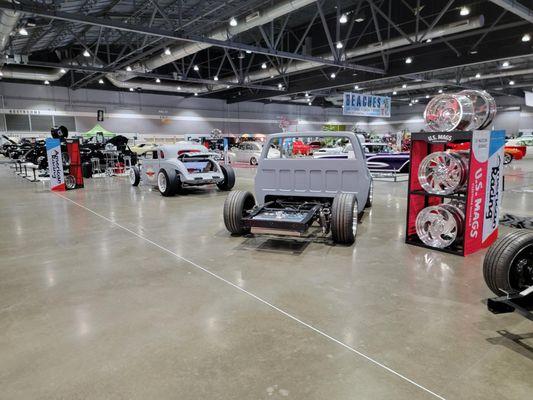 All set up for the Portland Roadster Show