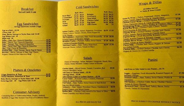 Menu!