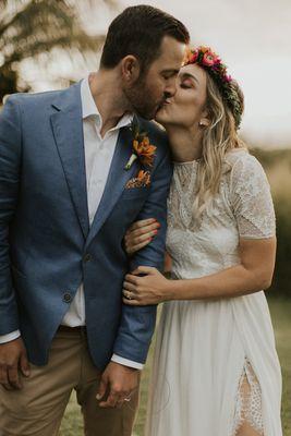 Bride and Groom | Puakea Ranch Wedding