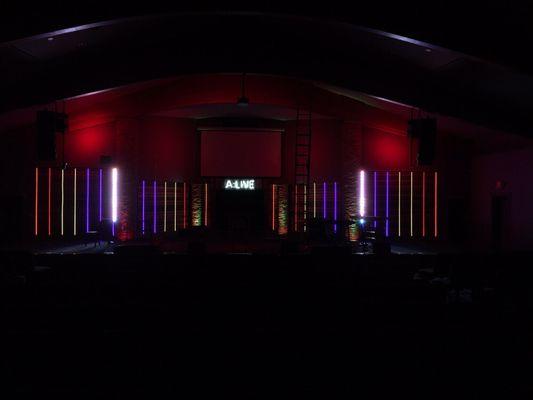 Lighting setup for ALIVE Conference