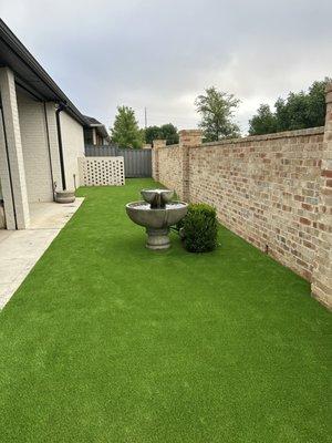 Purchase Green Artificial Grass installed!  Love it!  Shannon Simms is so very helpful to help with my order and supplies I needed.