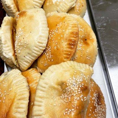 Homemade beef pies