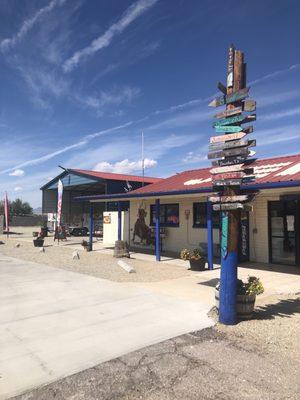 Dwayne's gas and souvenir shop