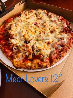 12" Meat Lovers Pizza