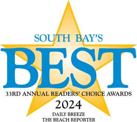 Honored to be named South Bay's best for physical therapy in 2024 by the Daily Breeze!