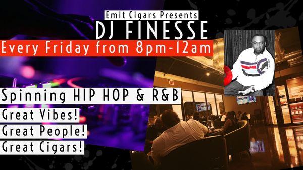 Every Friday - DJ Finesse spins the best adult Hip Hop and R&B for the grown and sexy.