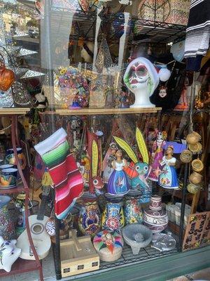 Sarape Christmas stockings and Santa hats!