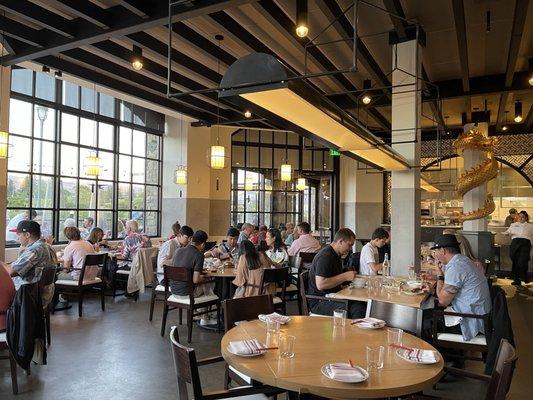 Interior of their dining room at Morimoto Asia in Napa.