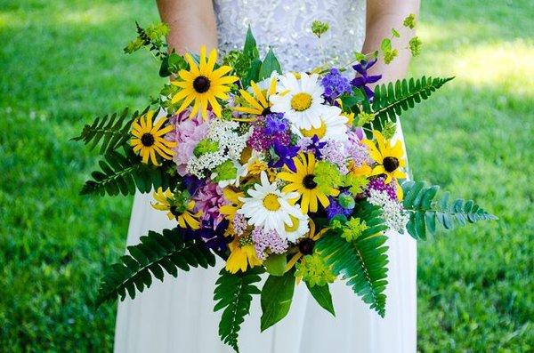 Spring wildflower bouquet