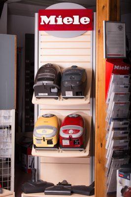 There's a Miele vacuum for any type of house whether floor, carpet or both. Come in and try them out!