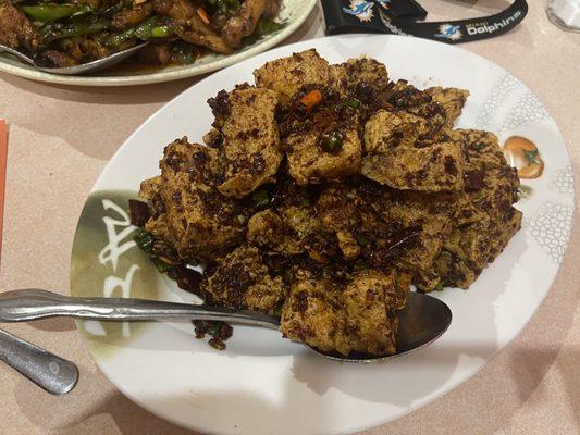 Spicy and Tasty Fried Tofu