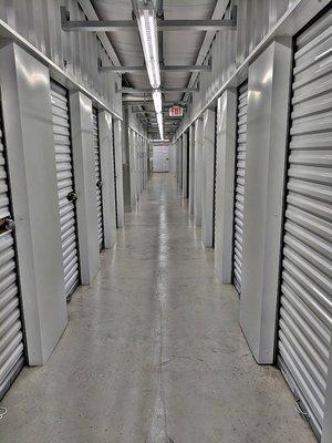 Plenty of storage units inside the clean, new, climate controlled building with any size unit you need.